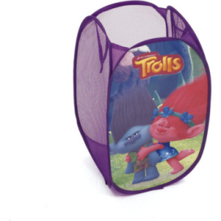 Arditex Trolls TL11358, cesta guardajuguetes de 36 × 36 × 58 cm