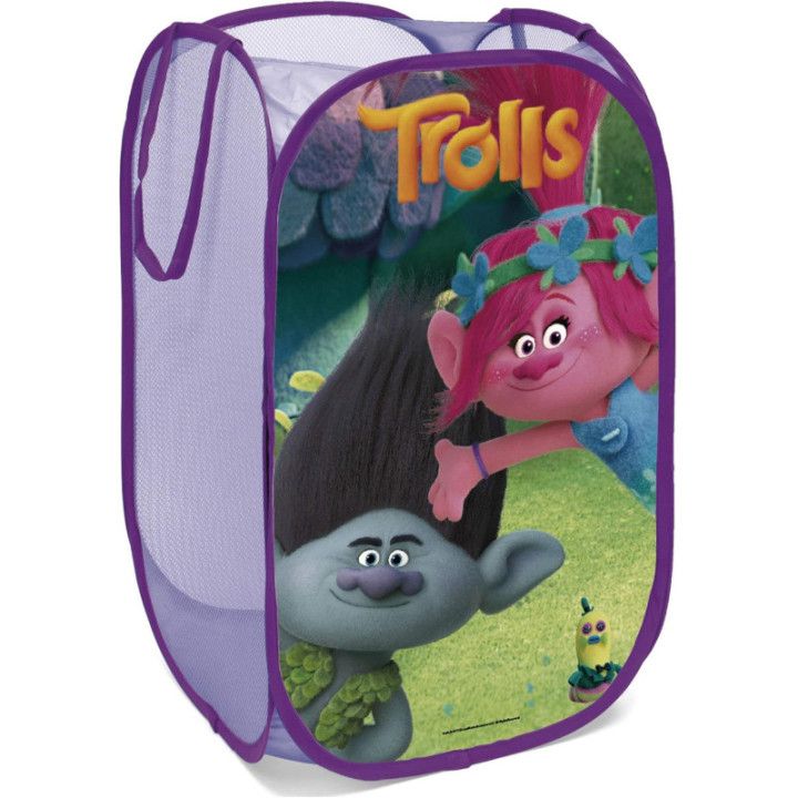 Arditex Trolls TL11358, cesta guardajuguetes de 36 × 36 × 58 cm