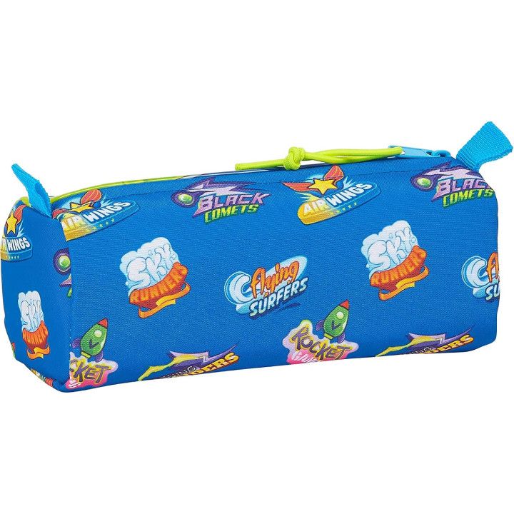 Safta Superzings Serie 5, estuche azul de 21 × 7 × 8 cm