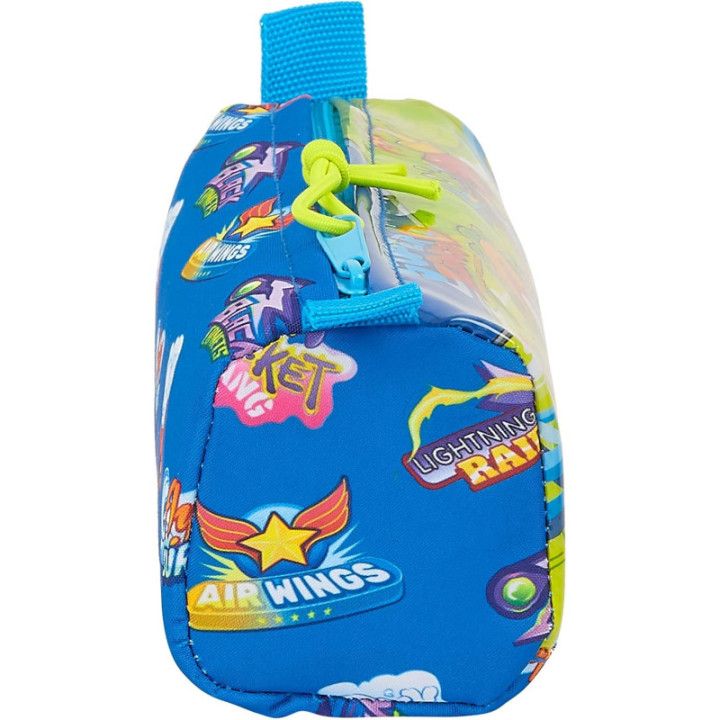 Safta Superzings Serie 5, estuche azul de 21 × 7 × 8 cm