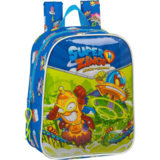 Safta Superzings Serie 5, mochila infantil azul de 22 × 10 × 27 cm