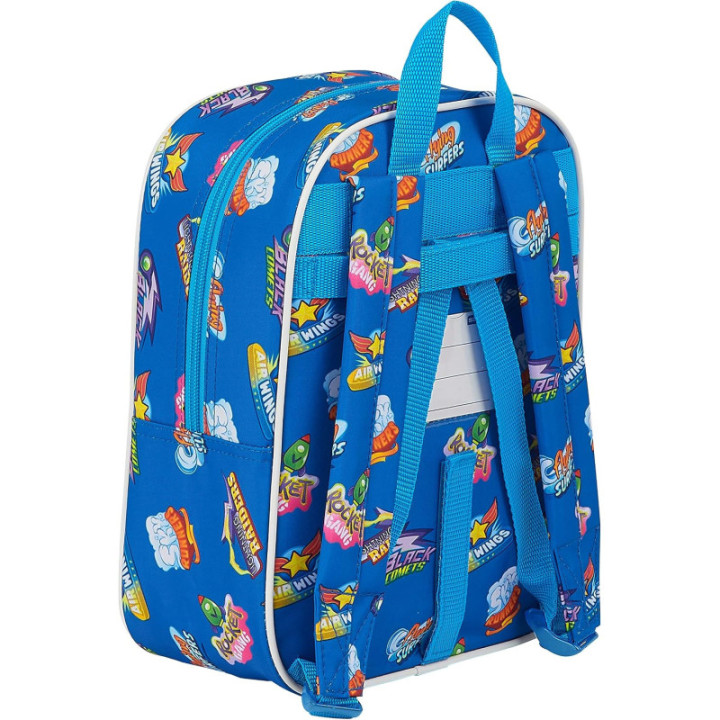 Safta Superzings Serie 5, mochila infantil azul de 22 × 10 × 27 cm