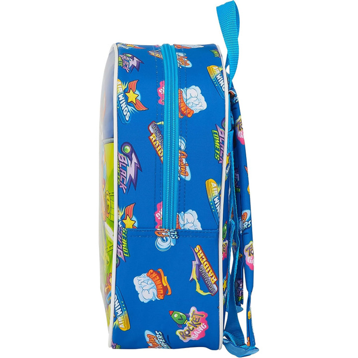 Safta Superzings Serie 5, mochila infantil azul de 22 × 10 × 27 cm
