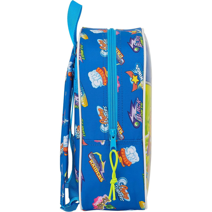 Safta Superzings Serie 5, mochila infantil azul de 22 × 10 × 27 cm