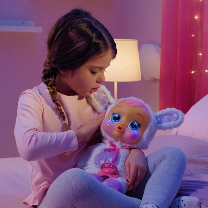 Bebés Llorones Buenas Noches Coney, muñeca con luz y 5 nanas
