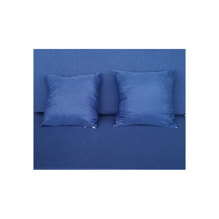 GBLA conjunto de asiento, respaldo y 2 cojines para sofá de palet, azul