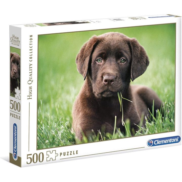 Clementoni 35072, puzzle de 500 piezas Perrito Chocolate