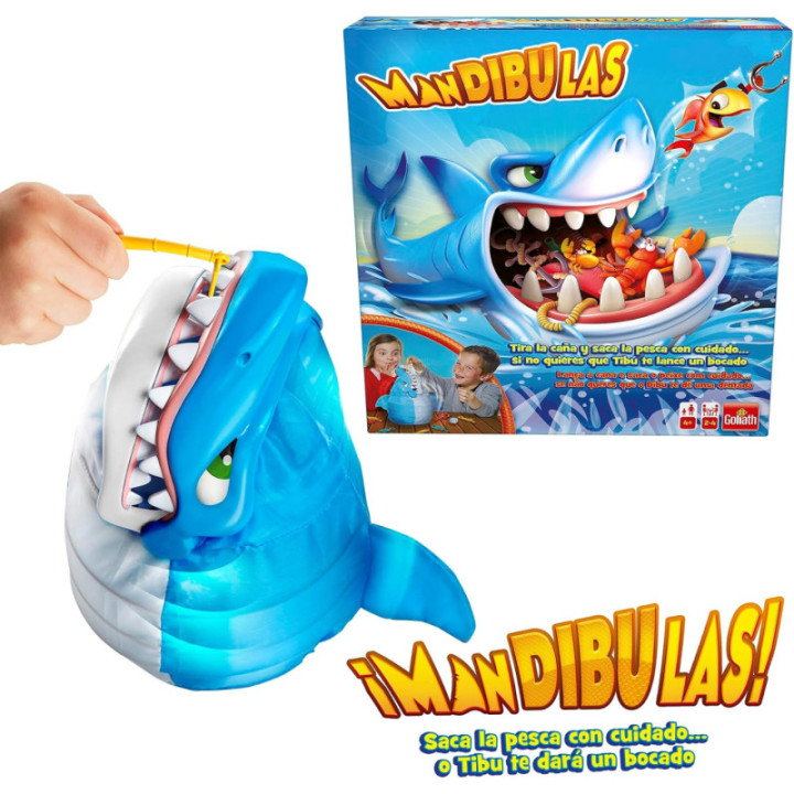 Mandíbulas Tibu, juego de pesca con tiburón para hasta 4 jugadores