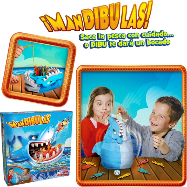 Mandíbulas Tibu, juego de pesca con tiburón para hasta 4 jugadores