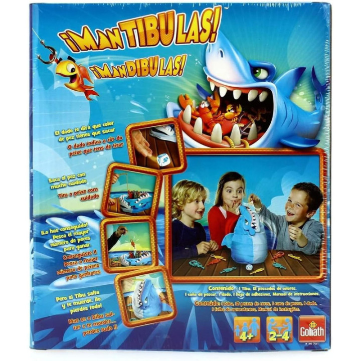 Mandíbulas Tibu, juego de pesca con tiburón para hasta 4 jugadores