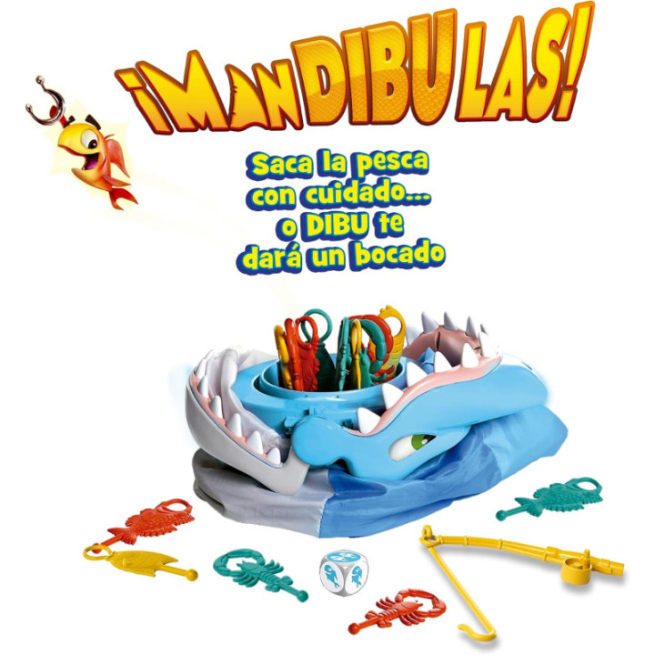 Mandíbulas Tibu, juego de pesca con tiburón para hasta 4 jugadores