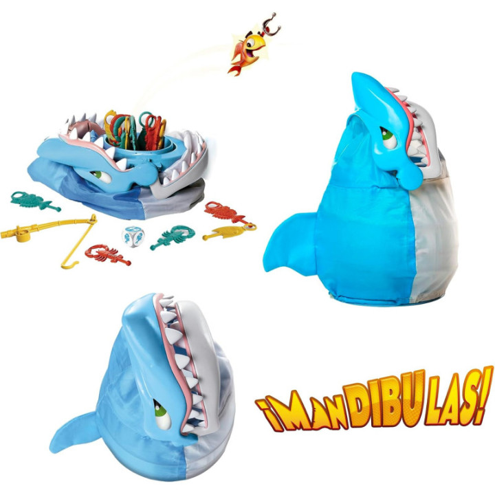 Mandíbulas Tibu, juego de pesca con tiburón para hasta 4 jugadores