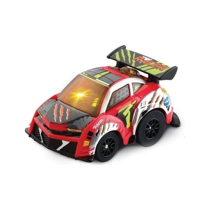 VTech Turbo Force Racers rojo, coche recargable con mando de muñeca en español