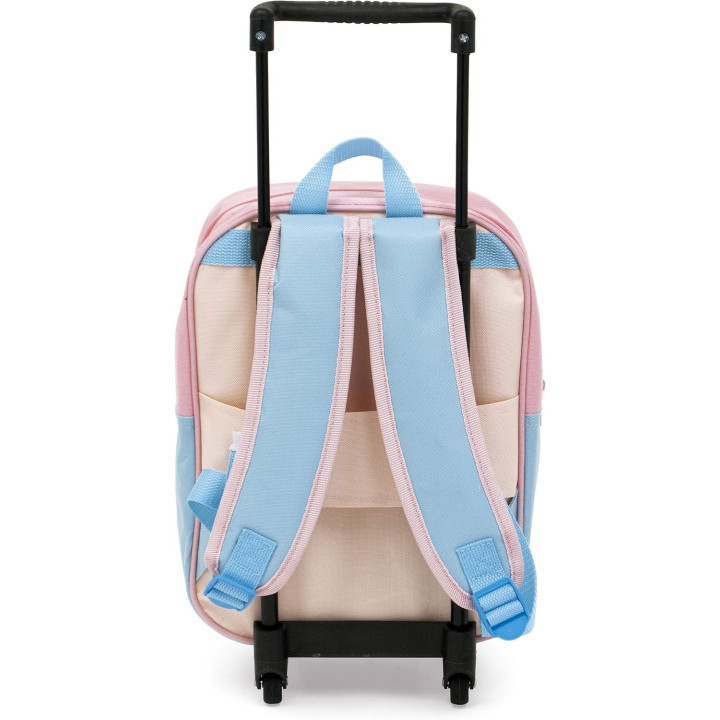 Zaska Unicornio 50504, mochila infantil rosa con ruedas, 36 × 24 × 12 cm