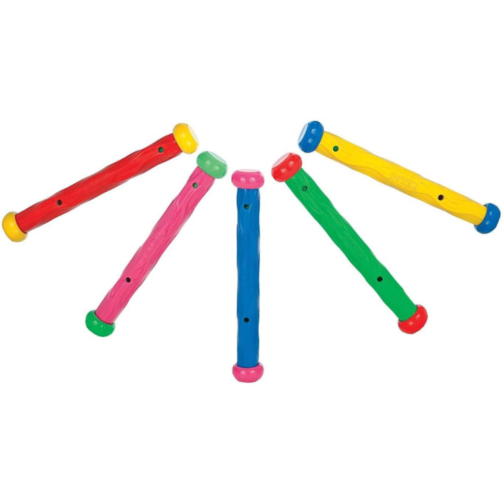 Intex 55504, juego de 5 palos de buceo de colores