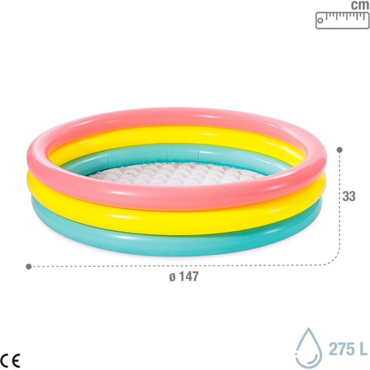 Intex 57422 Sunset, piscina hinchable de 147 × 33 cm y 275 litros