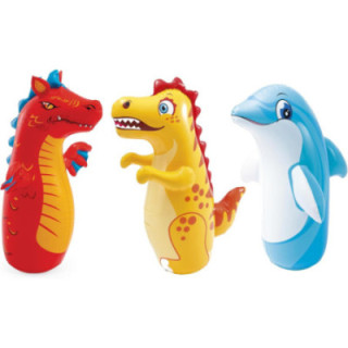 Intex 3-D Bop Bags, muñeco hinchable tentetieso de animal, modelo surtido