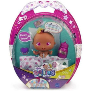 The Bellies Pinky Twink, muñeco interactivo de 17 cm con accesorios