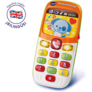 VTech Baby Pequephone 138147, teléfono bilingüe en español e inglés