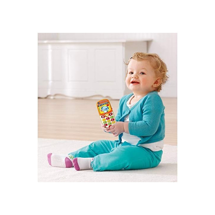 VTech Baby Pequephone 138147, teléfono bilingüe en español e inglés