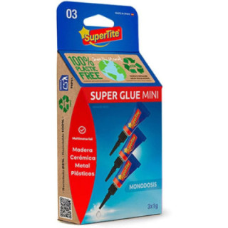 Supertite 2403, adhesivo instantáneo en 3 minidosis de 1 g
