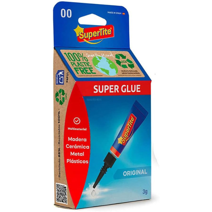 Supertite 2400, adhesivo instantáneo universal de 3 g