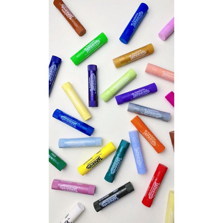 Carioca Temperello Metallic 42674, 6 témperas sólidas de colores metálicos