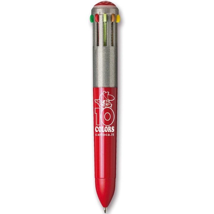 Carioca 41501, bolígrafo automático de 10 colores