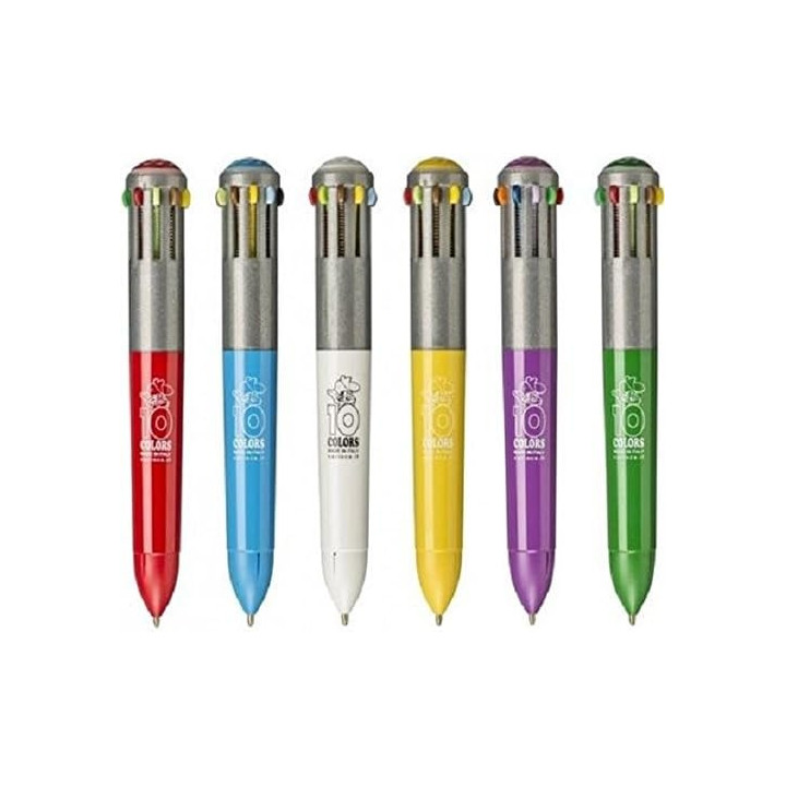 Carioca 41501, bolígrafo automático de 10 colores