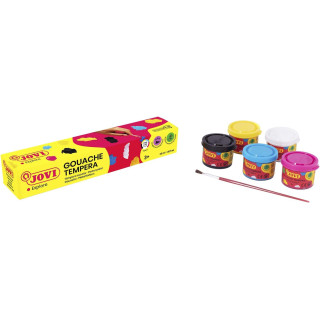 Jovi 505, estuche de 5 témperas de 35 ml en colores surtidos