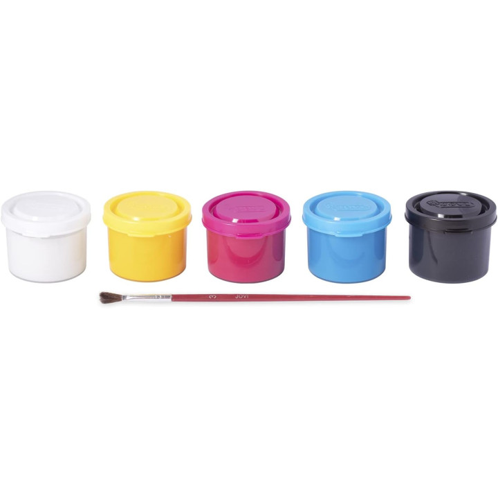 Jovi 505, estuche de 5 témperas de 35 ml en colores surtidos