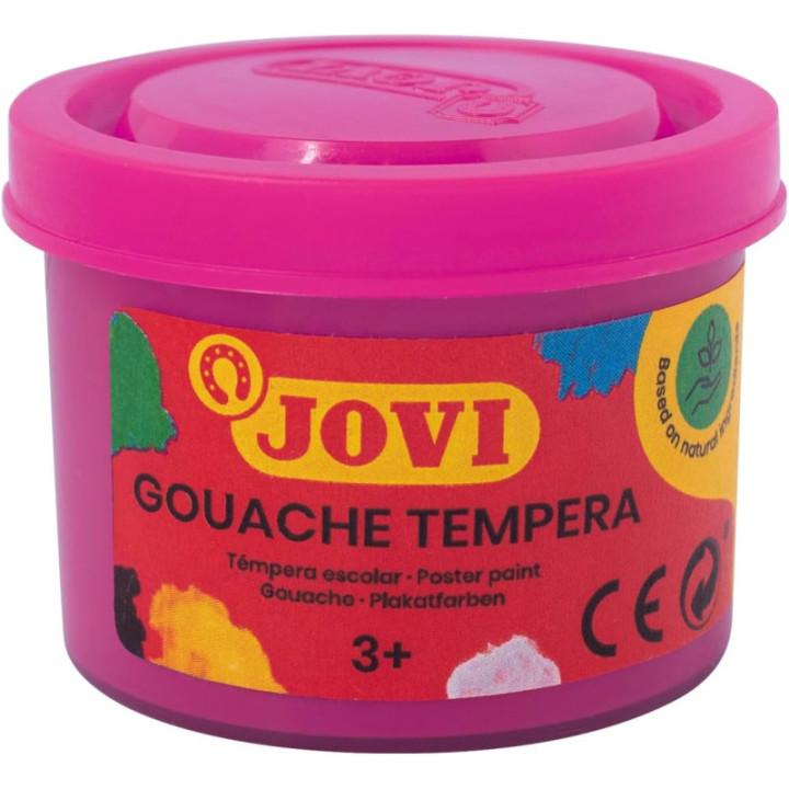 Jovi, estuche de 5 botes de témpera líquida de 35 ml, color magenta