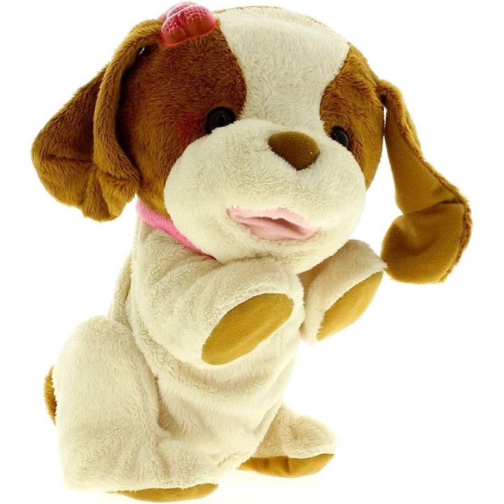 VTech Little Love Amelia y su perrito, muñeca interactiva con mascota