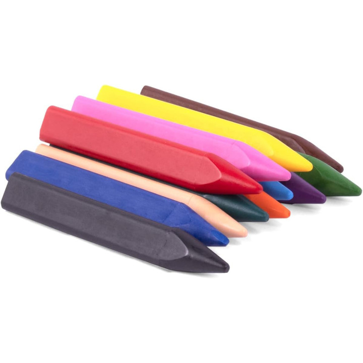 Jovi Triwax 973/12, estuche de 12 ceras triangulares
