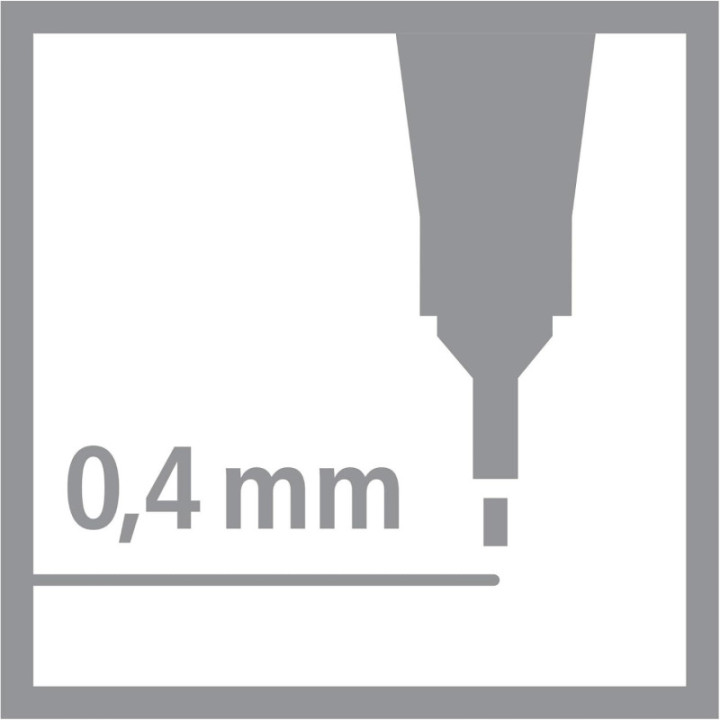 Stabilo point 88, estuche de 20 rotuladores de punta fina de 0,4 mm