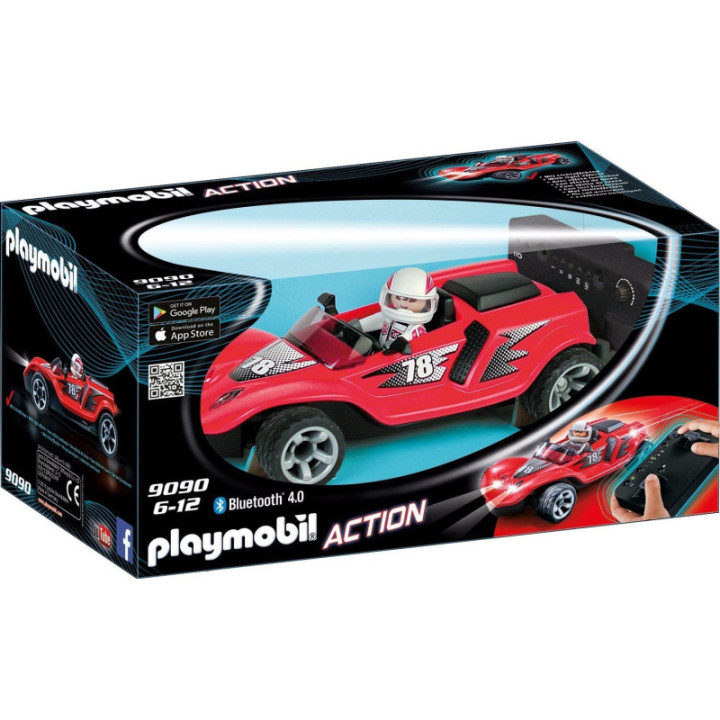 Playmobil Action 9090 Racer Cohete RC con mando Bluetooth