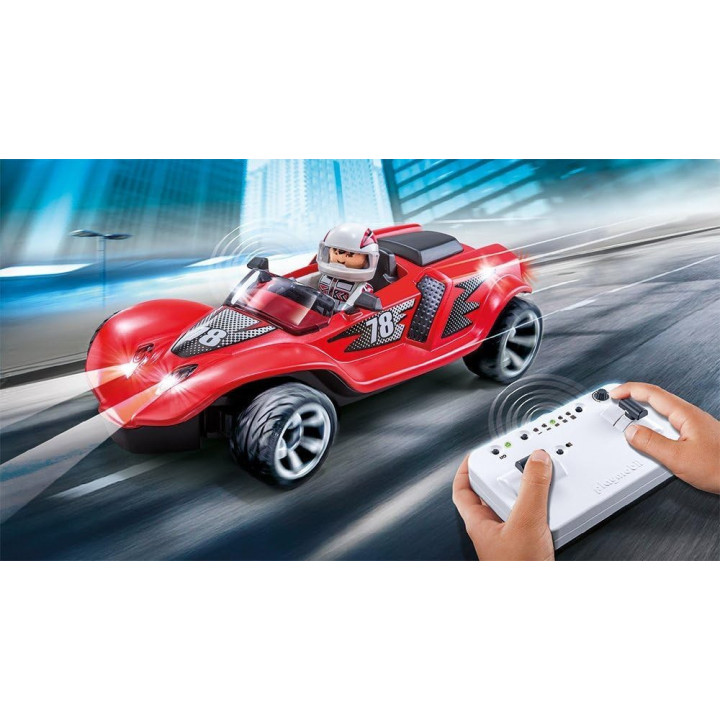 Playmobil Action 9090 Racer Cohete RC con mando Bluetooth