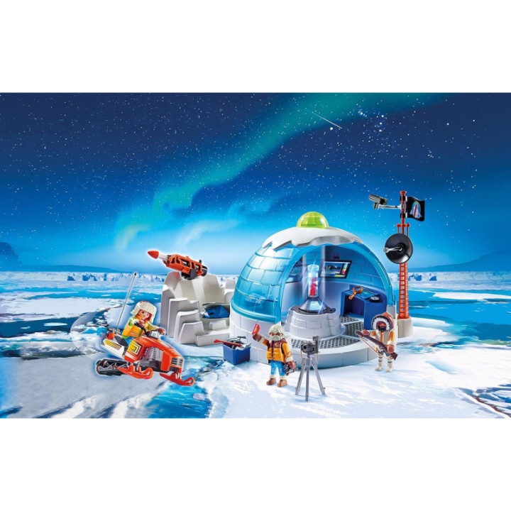 Playmobil Action 9055, Cuartel Polar de Exploradores