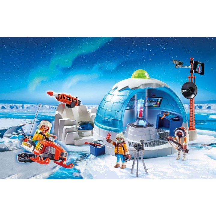 Playmobil Action 9055, Cuartel Polar de Exploradores