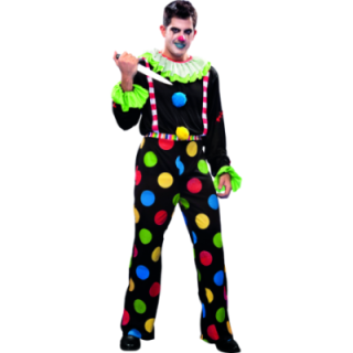 DISFRAZ PAYASO DIABOLICO HOMBRE - GBLA