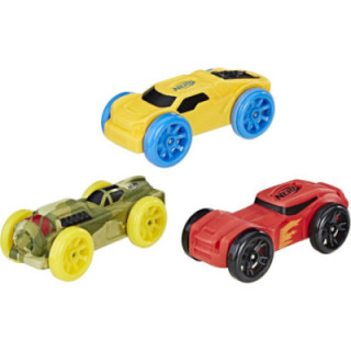 Nerf Nitro, pack de 3 coches de espuma de recambio, C0779ES1
