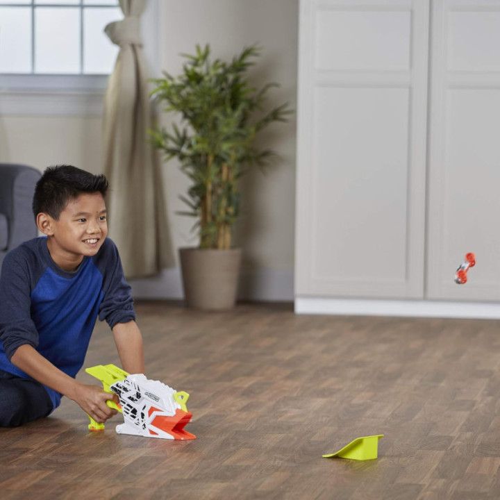 Nerf Nitro Hypershot, lanzador motorizado con 2 coches y rampa