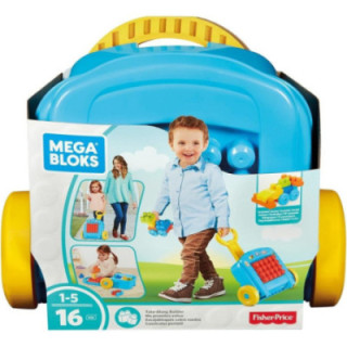 Mattel 37FLT, maletín con ruedas encaja bloques