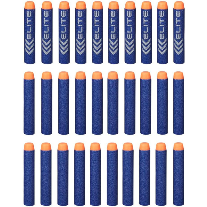 Nerf N-Strike Elite, recambio de 30 dardos azules