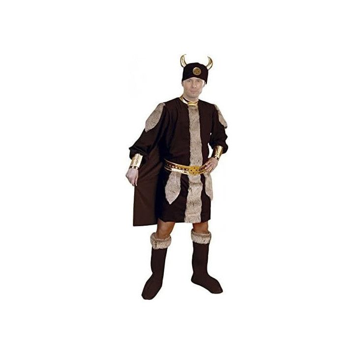 Disfraz de vikingo para adulto, talla M/L