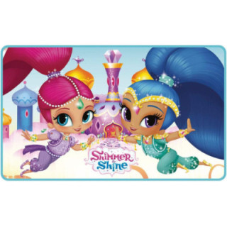 Shimmer and Shine, alfombra suave antideslizante de 45 × 75 cm