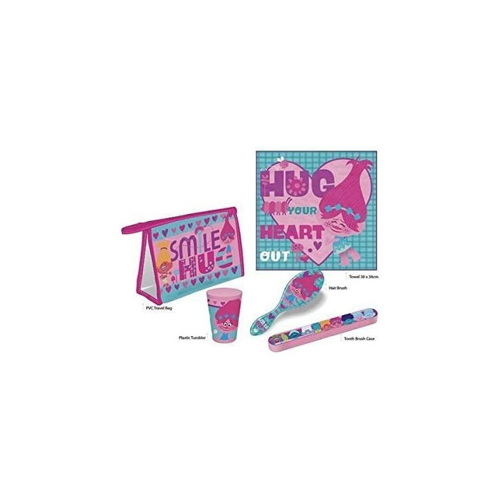 Trolls TL11711, neceser de viaje de 5 piezas