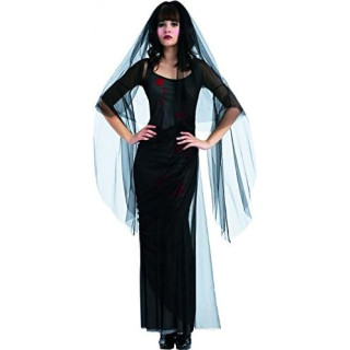 Disfraz de Novia Siniestra para mujer, talla M/L