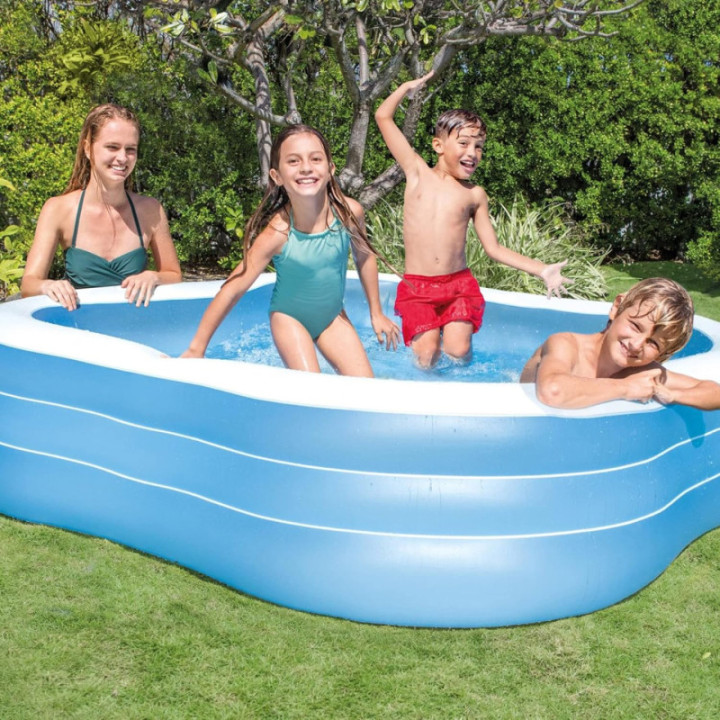 Intex 57495, piscina hinchable de 1.350 litros, 229 × 229 × 56 cm