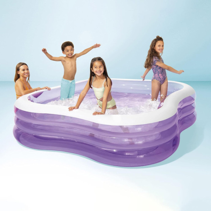 Intex 57495, piscina hinchable de 1.350 litros, 229 × 229 × 56 cm